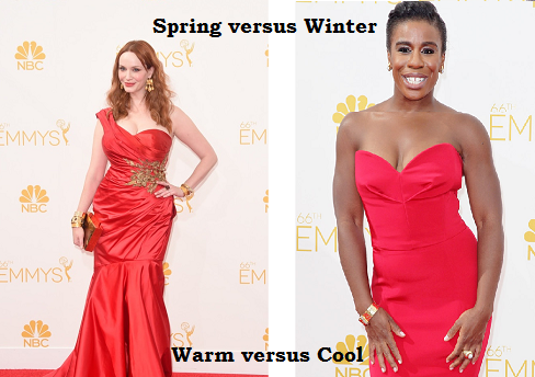 Warm Spring and Cool Winter on the red carpet